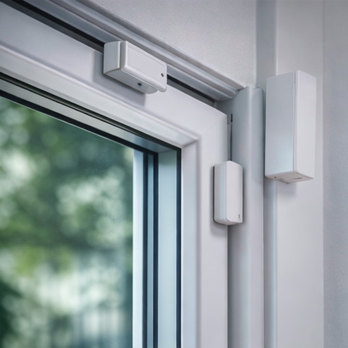 Türkontakt eines Einbruchmeldesystems zur Sicherung von Gebäudezugängen